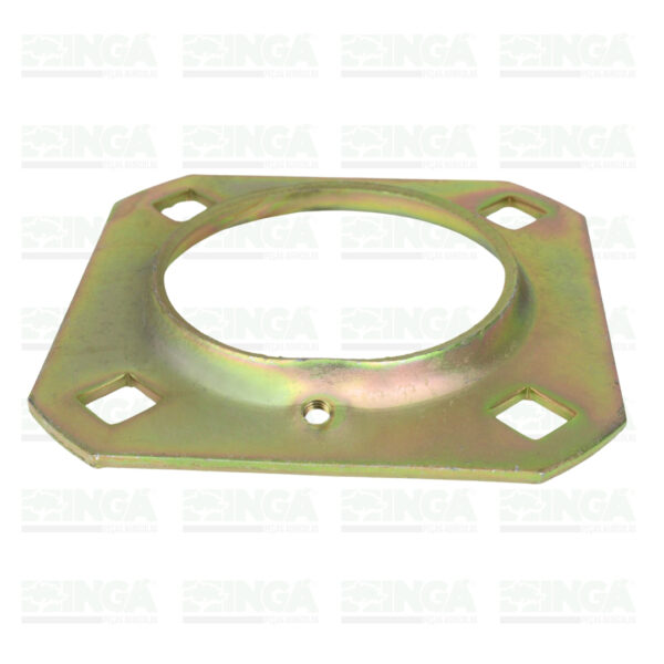 FLANGE QUADRADA 4 FUROS GE-40MM FURO PARA GRAXEIRA - Imagem 2