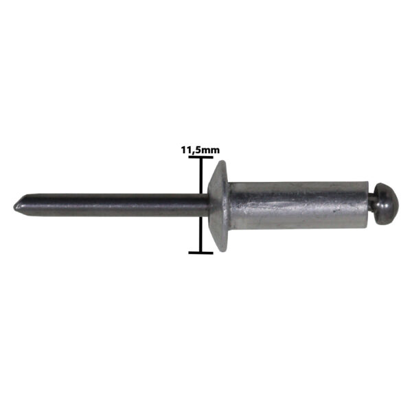 REBITE 11,5MM COMPATIVEL C  SUPORTE DIVISOR DE GRAOS PLATAFORMA 600