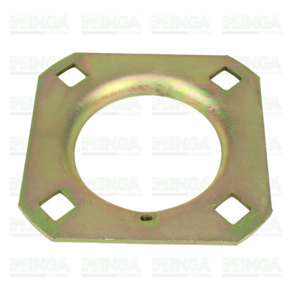 FLANGE QUADRADA 4 FUROS GE-40MM FURO PARA GRAXEIRA - Imagem 3