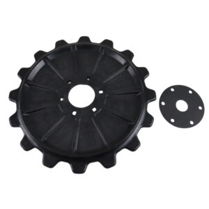 RODA COMPACTADORA FECHADA + ARRUELA DE APOIO