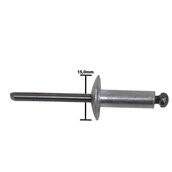 REBITE ABA LARGA 15,0MM COMPATIVEL C  SUPORTE DIVISOR DE GRAOS PLATAFORMA 600