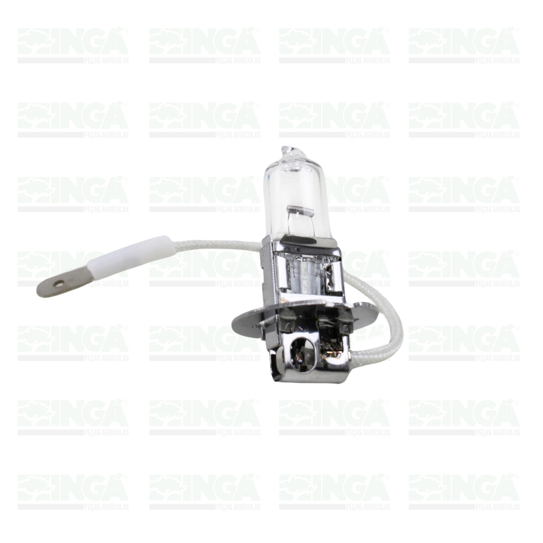 LAMPADA H3 HALOGENA: FAROL, ABERTURA DO MOTOR, TETO DA CABINE, DEPOSITO DE GRAOS, LUZ DE TRABALHO. - Imagem 3